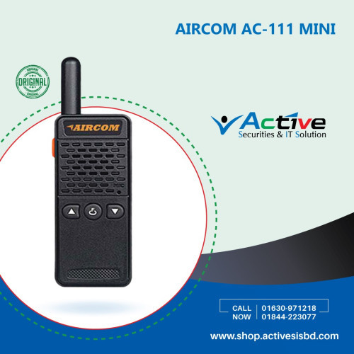 Buy Aircom AC111 Walkie Talkie in Bangladesh | Long Range, BTRC Approved